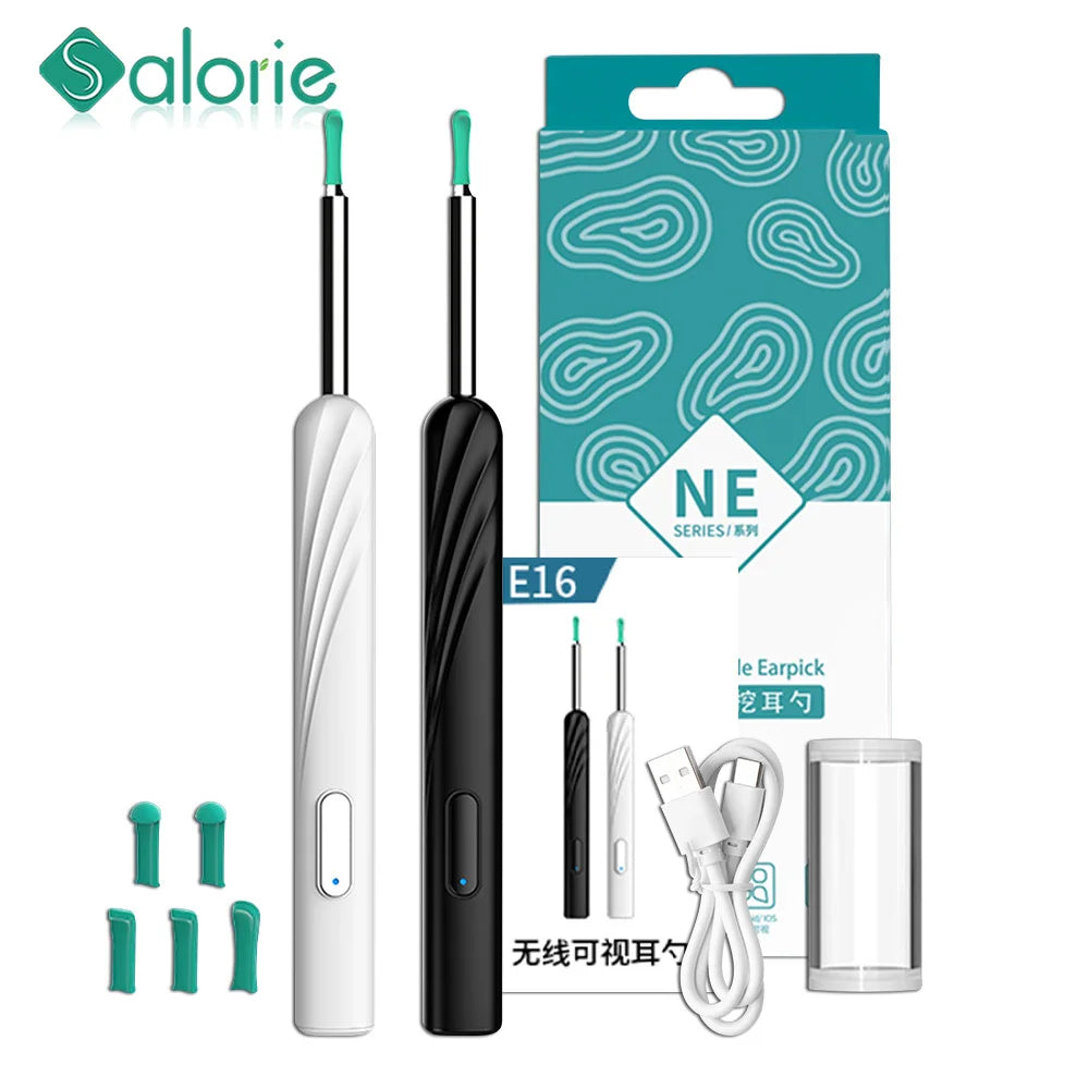 Wireless Visual Ear Pick Camera Ear Wax Removal Tool Picker Ear Cleaner Wax Removal Earwax Cleaning Endoscope Kit Spoon Earpick