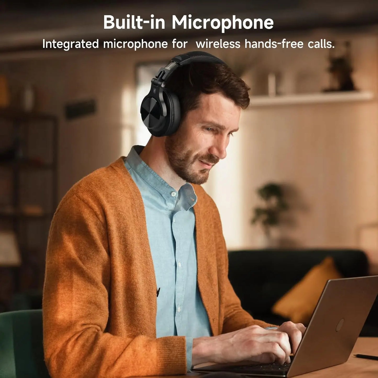 Oneodio Fusion A70 Bluetooth 5.2 Headphones Hi-Res Audio Over Ear Wireless Headset Professional Studio Monitor DJ Headphones 72H